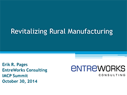 Revitalizing Rural Manufacturing