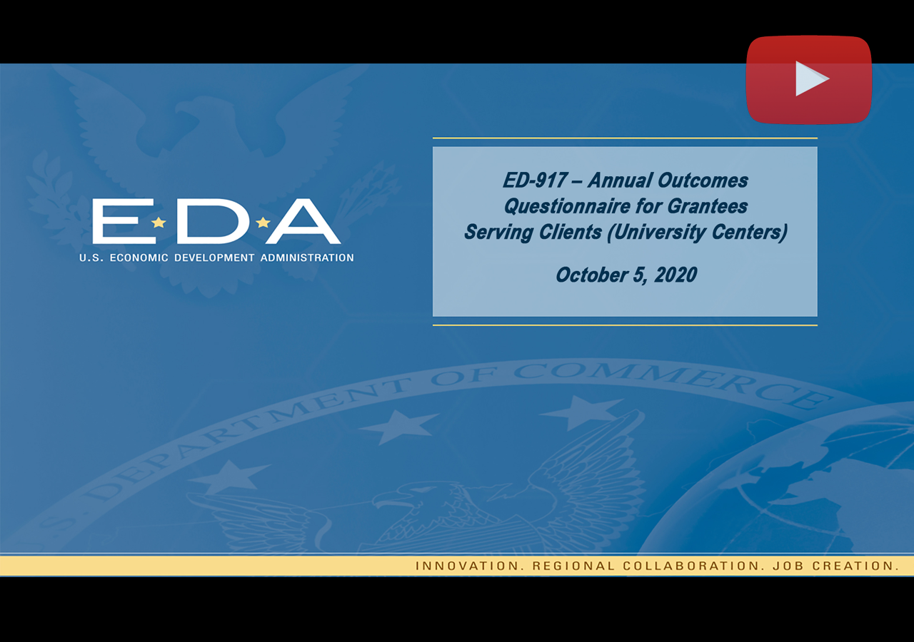 ED-917 – Annual Outcomes Questionnaire for Grantees Serving Clients Demo (University Centers)