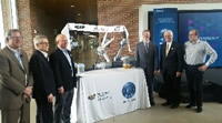 DAS Alvord and WSU/Dassault Officials Watch Ribbon Cutting