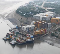 The Port of Bristol Bay in Naknek, Alaska