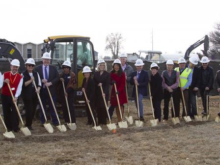 Officials break ground on the new, EDA-funded Treasure Valley Community College Career and Technical Education (CTE) Center (photos courtesy of TVCC)