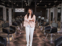 Marlene Brooks, owner of Dymond Designs Beauty School in Detroit, received a loan from the Detroit Economic Growth Corporation to help her through the pandemic.