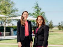 NGIN President and CEO M. Yasmina McCarty, pictured (left) in this 2022 photo with Assistant Secretary of Commerce for Economic Development Alejandra Y. Castillo, said that Equity Impact Investments “personifies equity in action.” (Image courtesy of RTW Photography)