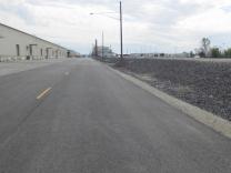Image of the recently rebuilt Cargo Street at the Big Pasco Industrial Park, pictured in May 2022.